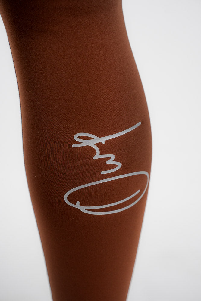 Legging Capsule Raw Energy Marron