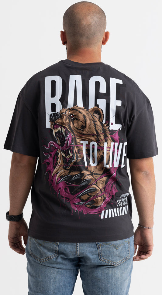 T-Shirt overzise Rage